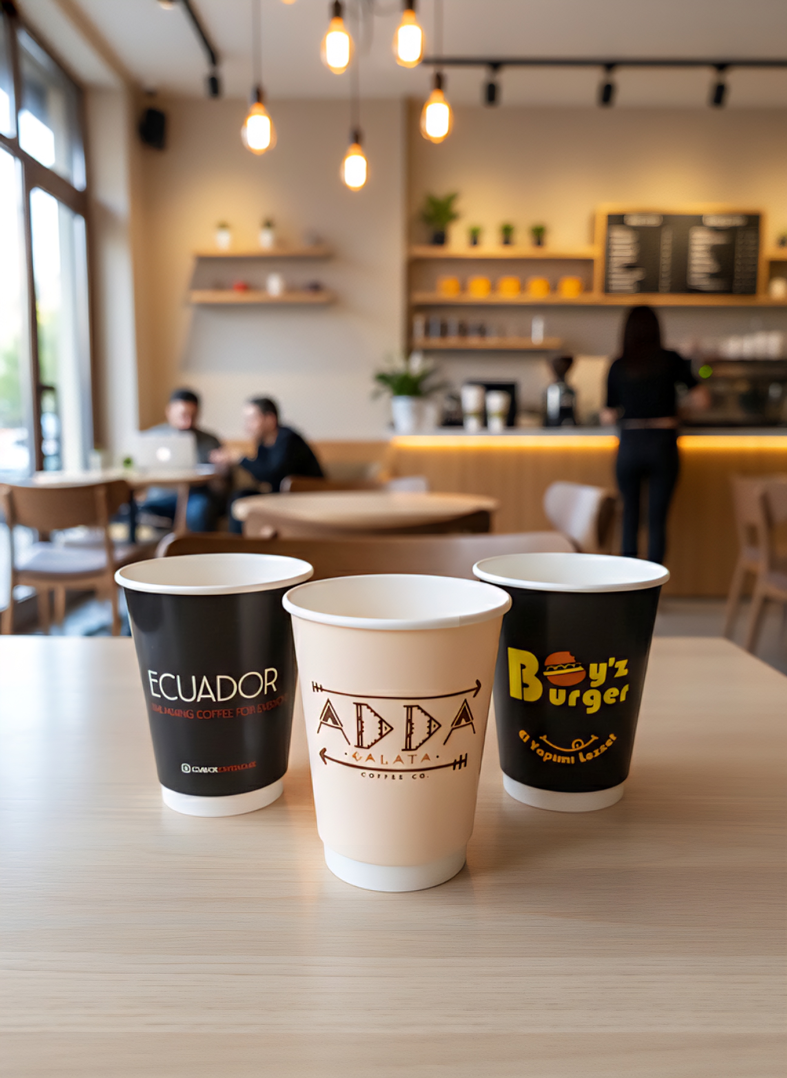 Büyük Boy Karton Bardaklar 